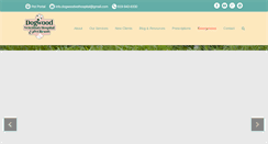 Desktop Screenshot of dogwoodvethospital.com