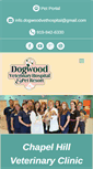 Mobile Screenshot of dogwoodvethospital.com